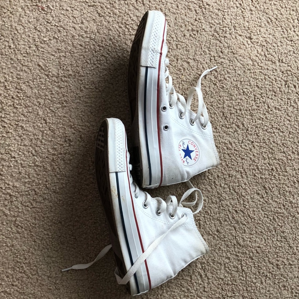 White High Top Converse